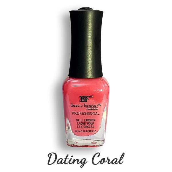 Beauty Forever Professional Nail Lacquer in Dating Coral