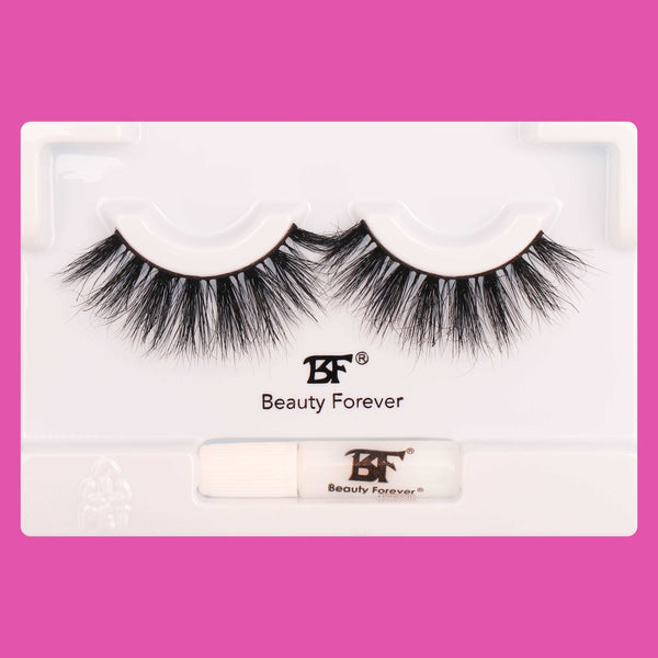 Beauty Forever Faux Mink 3D False Eyelashes in Mitchelle #125