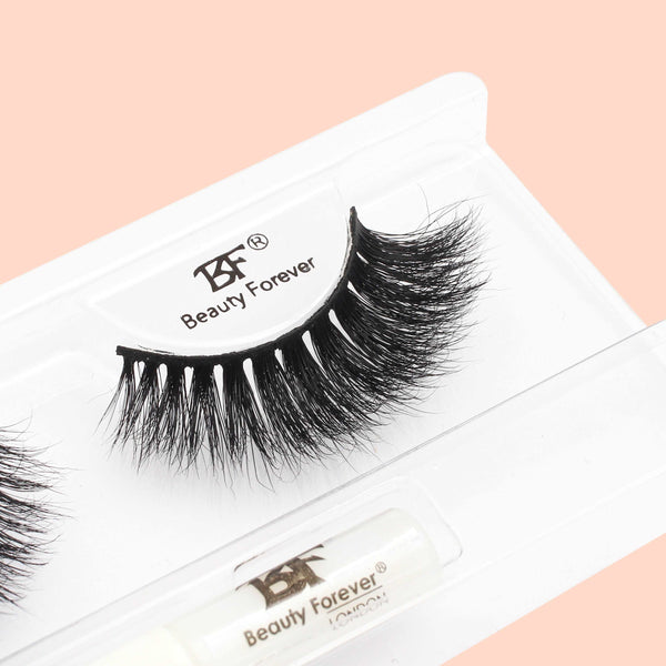 Beauty Forever Faux Mink 3D Eyelashes in Louise #113