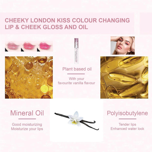 Cheeky London Kiss Colour Changing Lip Gloss & Oil - Beauty Forever London