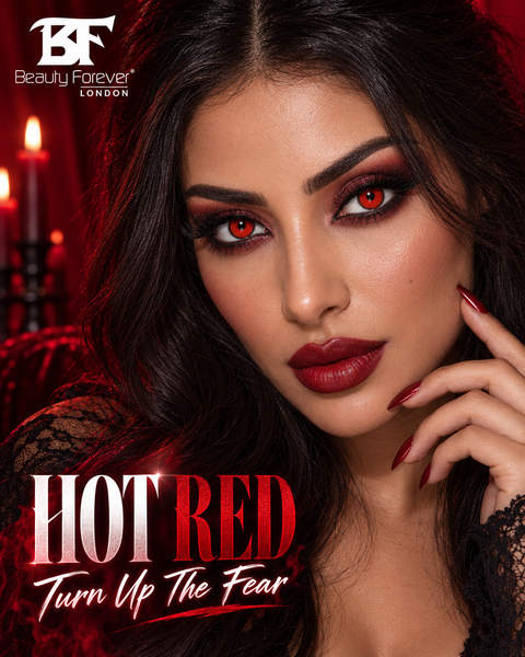Hot Red Coloured Contant Lenses
