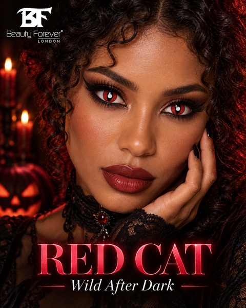 Red Cat Eye Contact Lenses