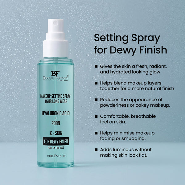 Beauty Forever 12Hr Makeup Setting Spray for Dewy Finish
