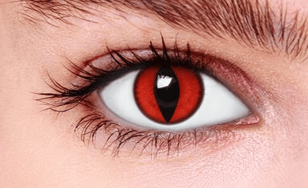Red Cat Eye Contact Lenses - Beauty Forever London