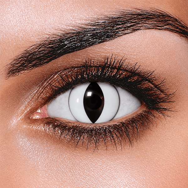 White Cat Eye Color Contact Lenses - Beauty Forever London