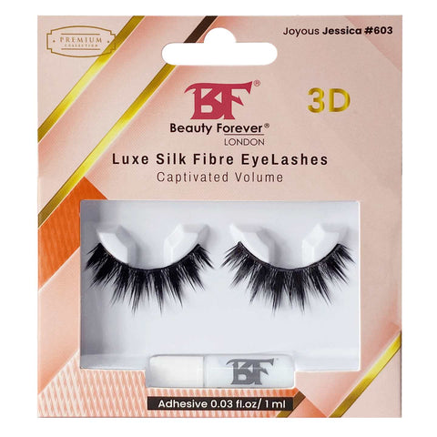 Beauty Forever Luxe Silk Fibre 3D Eyelashes in Joyous Jessica #603