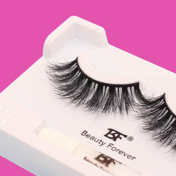 Beauty Forever Faux Mink 3D False Eyelashes in Mitchelle #125