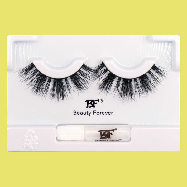Beauty Forever Faux Mink 3D False Eyelashes in Diamond #121