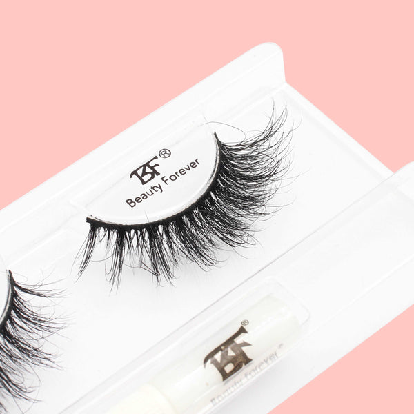 Beauty Forever Faux Mink 3D Eyelashes in Anaya #111