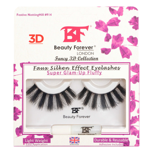 Beauty Forever Faux Silken 3D Eyelashes In Crazy Festive Notting Hill