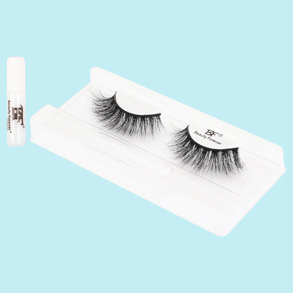 Beauty Forever Faux Mink 3D Eyelashes in Stacey #114