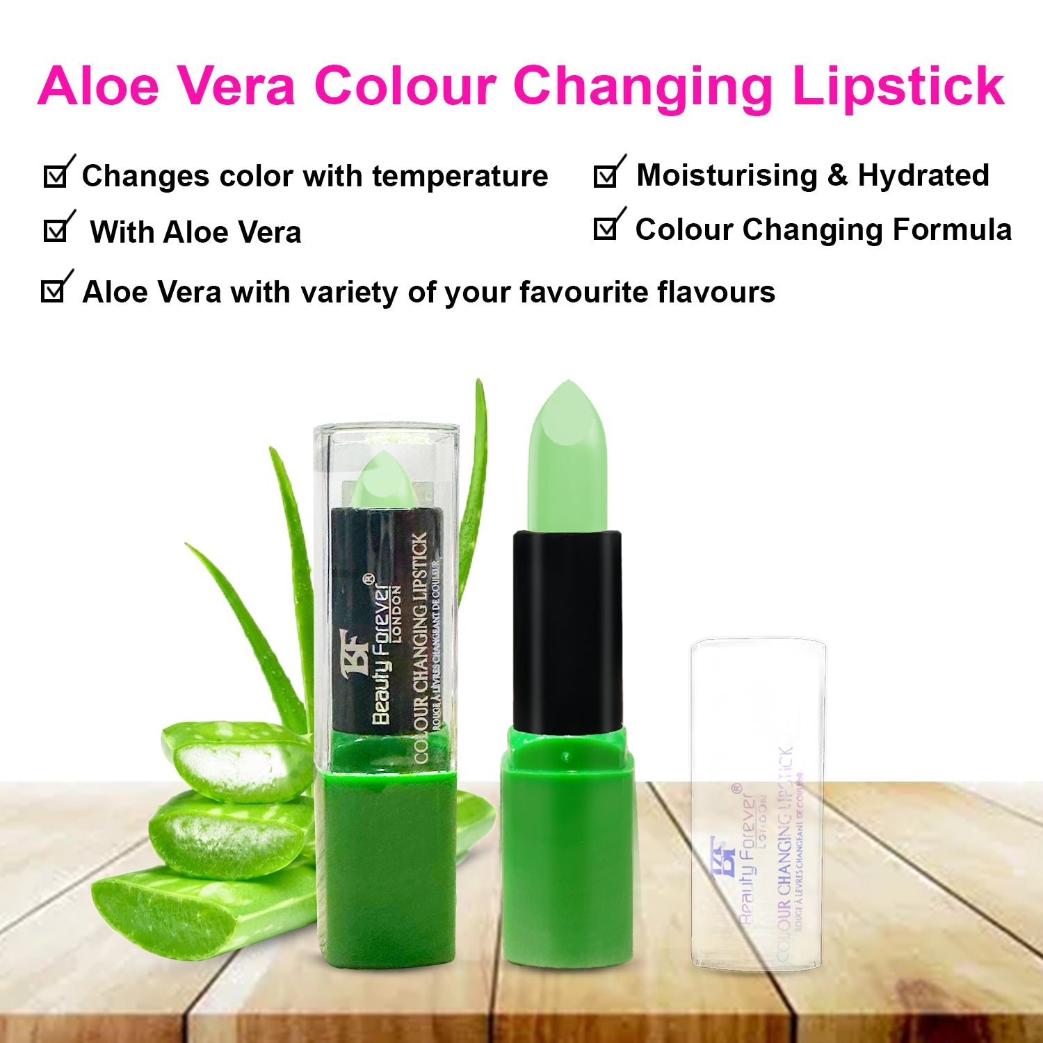 aloe vera lipstick Aloe Vera Colour Changing Lipstick