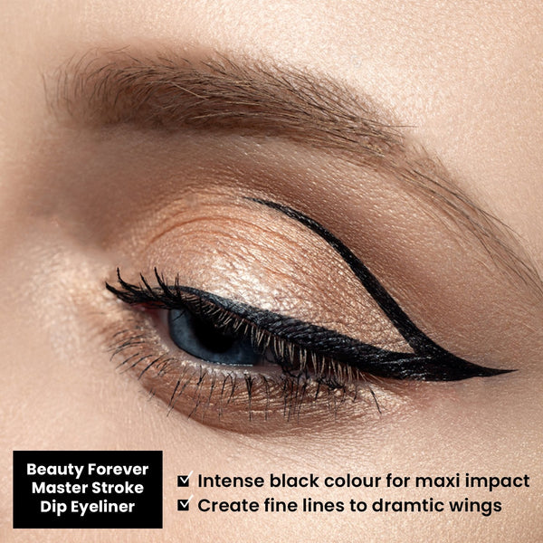 Master Stroke Dip Eyeliner Black - Beauty Forever London